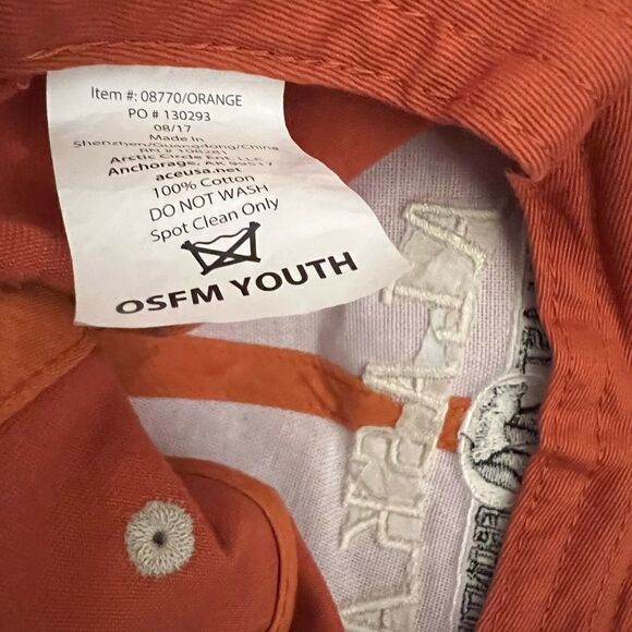 Customized Ace USA Alaska The Last Frontier youth adjustable hat. - Picture 3 of 5